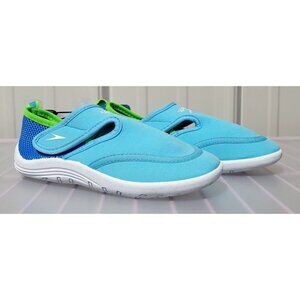Speedo Little Boys' Turquoise & Blue Hybrid Water Shoes - Sz Small Shoe Size 5-6